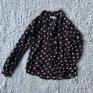 Loft heart blouse
